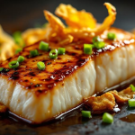 Ginger-Soy Glazed Cod with Crispy Garlic Chips - Fresh Start 30: A Journey To Better Health
